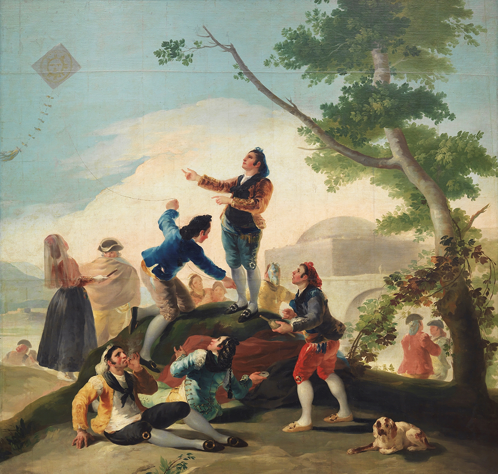 The Kite in Detail Francisco de Goya